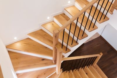 Oak Stairs Installation in Wilmington, NC