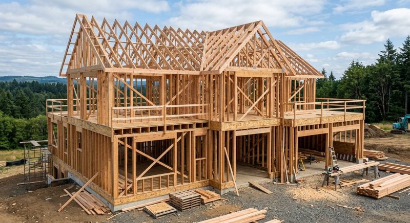 Wood Framing Construction in Conroe, TX